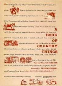 A book of Country Things