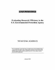 Evaluating Research Efficiency in the U.S. Environmental Protection Agency