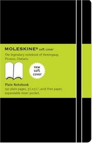 Moleskine Plain Notebook Soft Cover Pocket