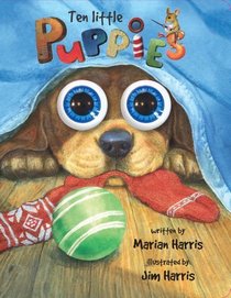 Ten Little Puppies Board Book: An Eyeball Animation Book