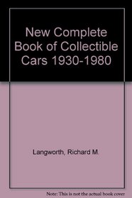 New Complete Book Of Collectible Car