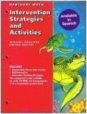 Intervention Strategies and Activities: Teacher's Guide With Copying Masters (Harcourt Math, Grade 4)