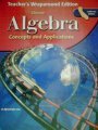 Glencoe Algebra Concepts and Applications - California Teacher's Edition