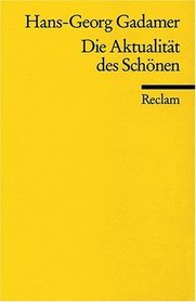 Die Aktualitat DES Schonen Contemprain (Universal-Bibliothek ; Nr. 9844) (German Edition)