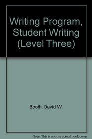 Writing Program, Student Writing (Level Three)
