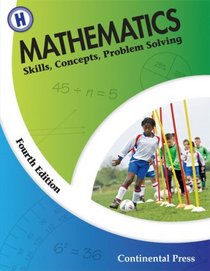 Math Workbooks: Mathematics: Skills, Concepts, Problem Solving, Level H - 8th Grade
