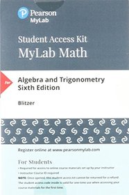 MyMathLab with Pearson eText -- Standalone Access Card -- for Algebra and Trigonometry (6th Edition)