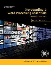 Keyboarding and Word Processing Essentials, Lessons 1-55