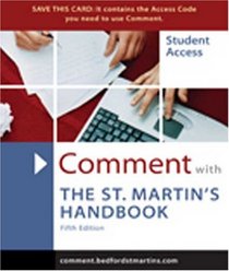 Comment for The St. Martin's Handbook