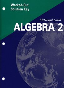 Algebra 2 Worked-Out Solution Key 2001