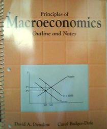 Principles of Macroeconomics: Outline and Notes