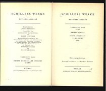 Werke, Nationalausgabe, 43 Bde. in 55 Tl.-Bdn., Bd.40/1, Briefwechsel, Briefe an Schiller 1.1.1803-17.5.1805