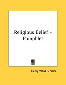 Religious Belief - Pamphlet