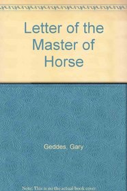 Letter of the master of horse