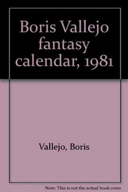Boris Vallejo fantasy calendar, 1981