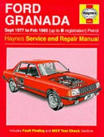Ford Granada 1977-85 Service and Repair Manual (Haynes Service and Repair Manuals)