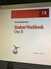 Student Workbook One B (Wilson Reading System)