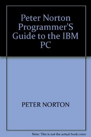 Peter Norton Programmer's Guide to the Ibm PC