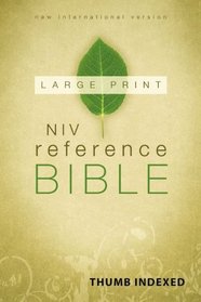 NIV Reference Bible, Large Print Indexed
