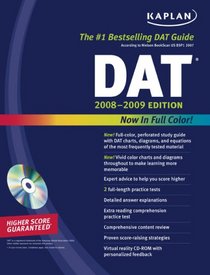Kaplan DAT 2008-2009 Edition (with CD-ROM) (Kaplan Dat (Dental Admission Test))