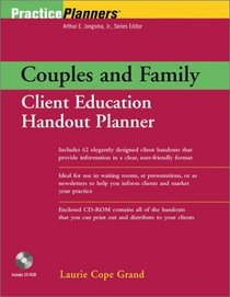 Couples and Family Client Education Handout Planner (PracticePlanners)