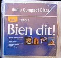 HOLT French 2 Bien Dit! Audio Compact Discs CD's