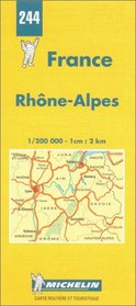 Michelin Rhone-Alpes, France Map No. 244 (Michelin Maps & Atlases)