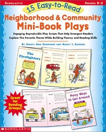 15 Easy-to-Read Neighborhood & Community Mini-Book Plays (Grades KP2)