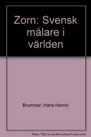 Zorn, svensk malare i varlden (Swedish Edition)