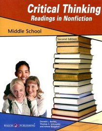 Critical Thinking for Readings in Nonfiction for Middle School, Grade 5-8