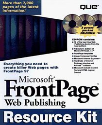 Microsoft Frontpage Web Publishing Resource Kit