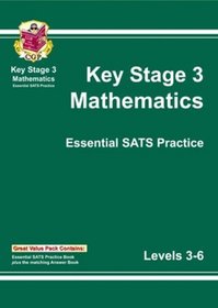 KS3 Maths: KS3 Maths Levels 3-6 Essential Exam Practice and Answerbook Multipack (Essential SATs Practice)