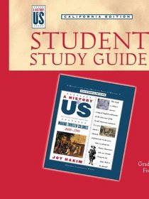 A History of Us: Student Study Guide for Book 2: Making 13 Colonies, Grade 5, California edition