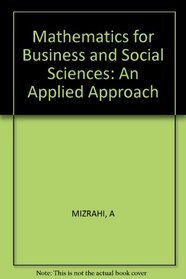 Mathematics for Business and Social Sciences