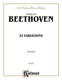 Beethoven 32 Variations (Kalmus Edition)