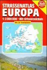 Strassenatlas Europa: 1:2 000 000, mit Ortsverzeichnis (Falk Plan) (German Edition)