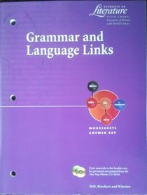 Grammar and Language Links (Elements of Literature Sixth Course Literature of Britain with World Classics)
