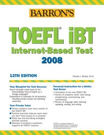 TOEFL iBT. Internet-Based Test 2008, 12th edition