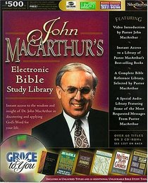 John MacArthur's Electronic Bible Study Library