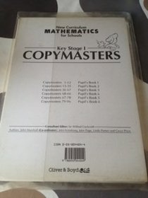 New Curriculum Mathematics for Schools: Copymasters Key Stage 1 (NMFS)