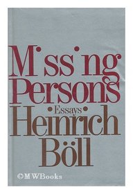 Missing persons and other essays