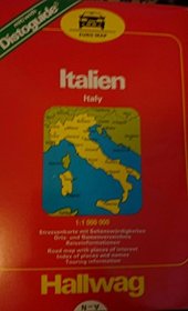 Rand McNally Hallwag International Road Map: Italy (Disto)