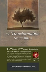 The Transformation Study Bible--Allegro Black Milano w/ Thumb Index