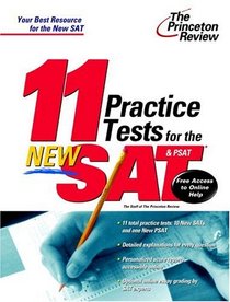 11 Practice Tests for the New SAT and PSAT: With Free Access to Online Score Reports and More SAT Help