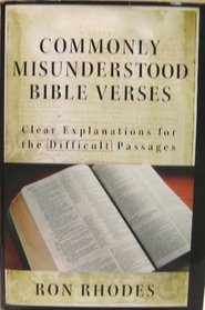 Commonly Misunderstood Bible Verses