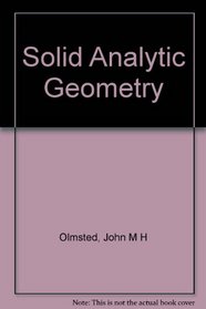 Solid Analytic Geometry