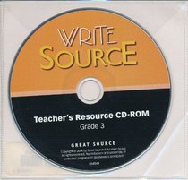 Great Source Write Source: Teacher's Resource Cd Grade 3 (Write Source New Generation)