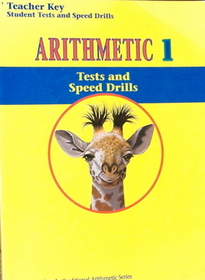 Arithmetic 1 Test and Speed Drill Key