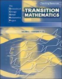 Transition Mathematics: Teaching Resources Volume 2