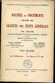 Recueil de documents relatifs aux seances des Etats generaux,: Mai-juin 1789 (French Edition)